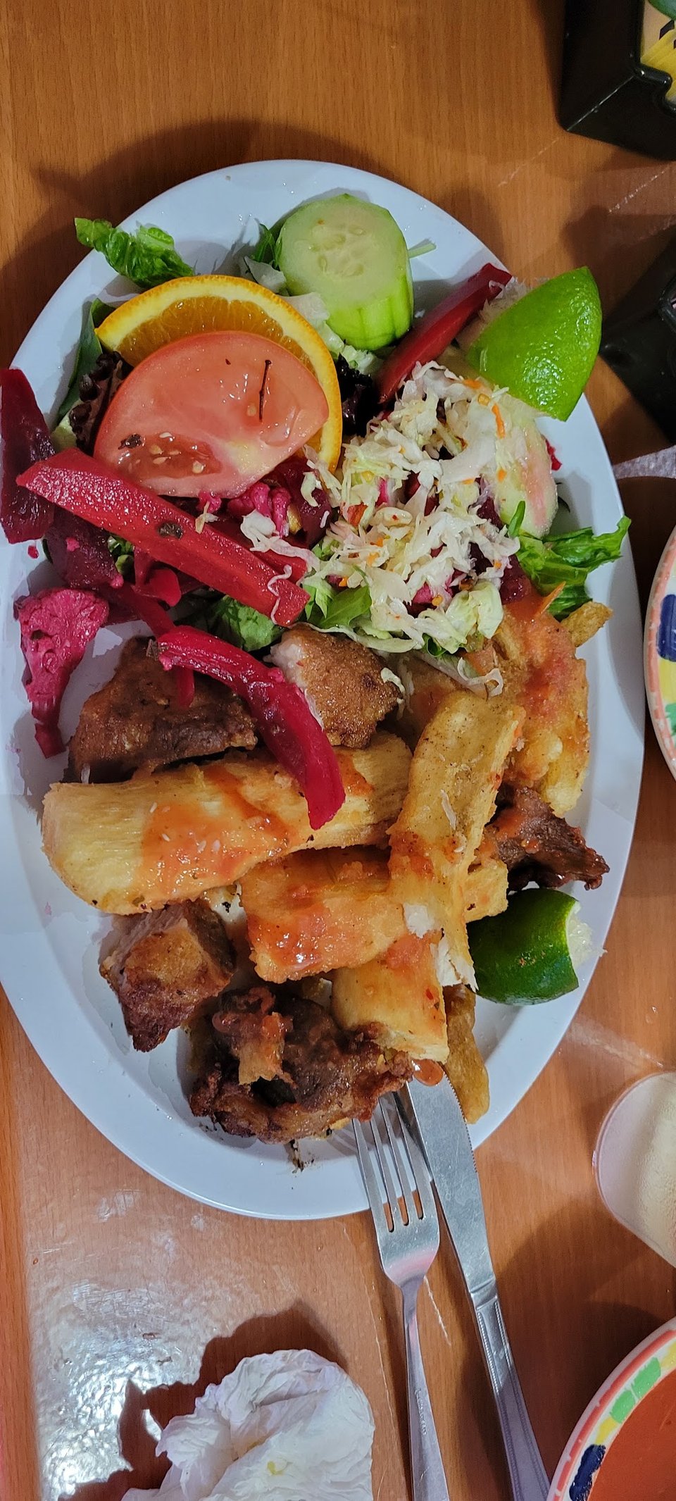 Yuca Con Chicharron